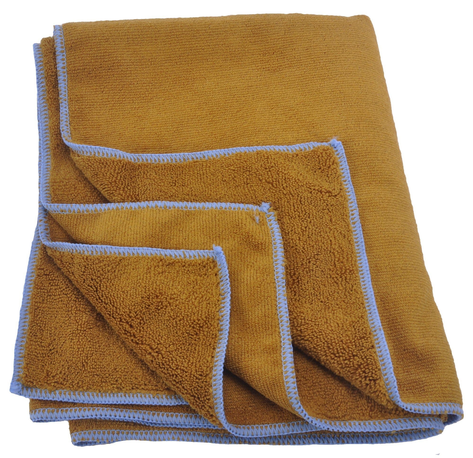 GroomTex Large Microfiber Pet Towel – Super Absorbent Bath & Drying Towel for Dogs, Cats (24 x 39 in. & 6.5 Sq Ft, Golden Brown)