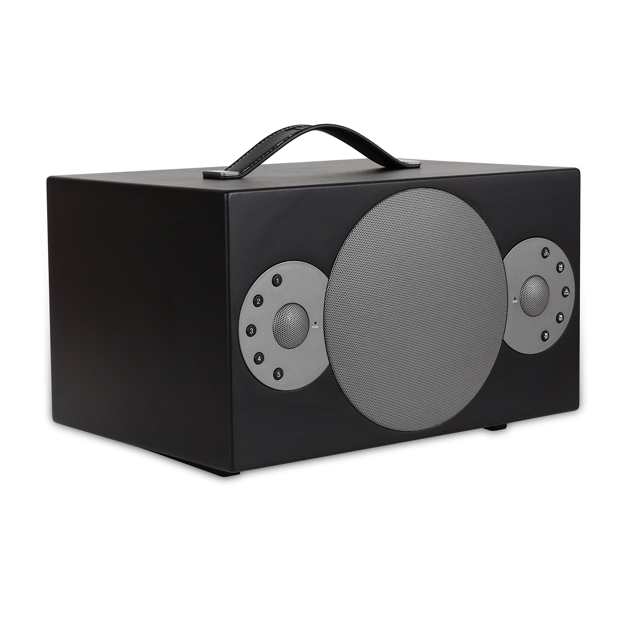 TIBO Sphere 6 | Portable Wi-Fi & Bluetooth Speaker | Multi Room Battery Powered Hi-Fi Speaker with Internet Radio for Home or Outdoor Use | Minimum 8 Hours Playback Time | Black