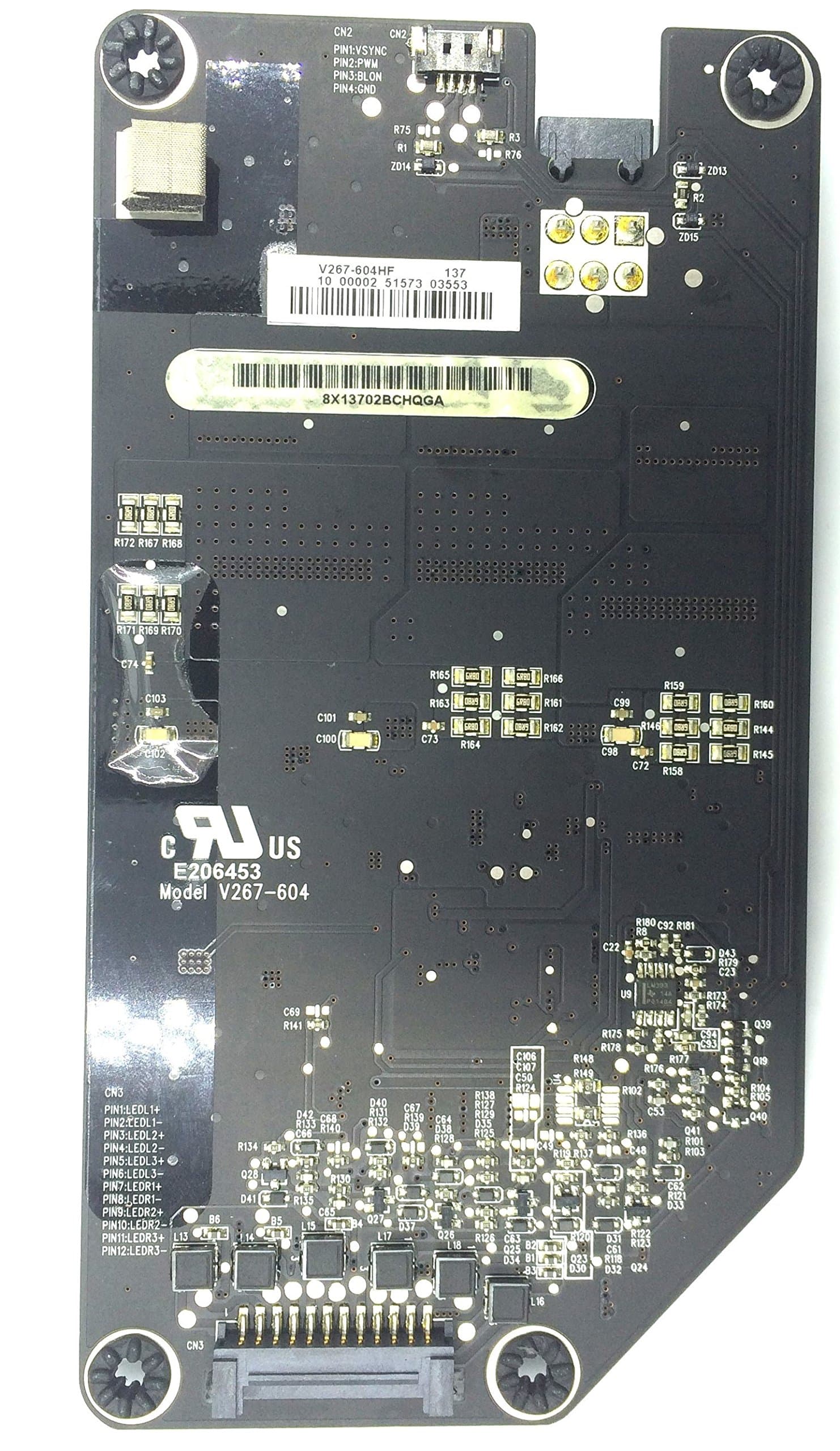 Replacement Part 661-5311 LED Backlight Inverter Board Replacment Fit for iMac 27" A1312 2011 V267-604 V267-604HF