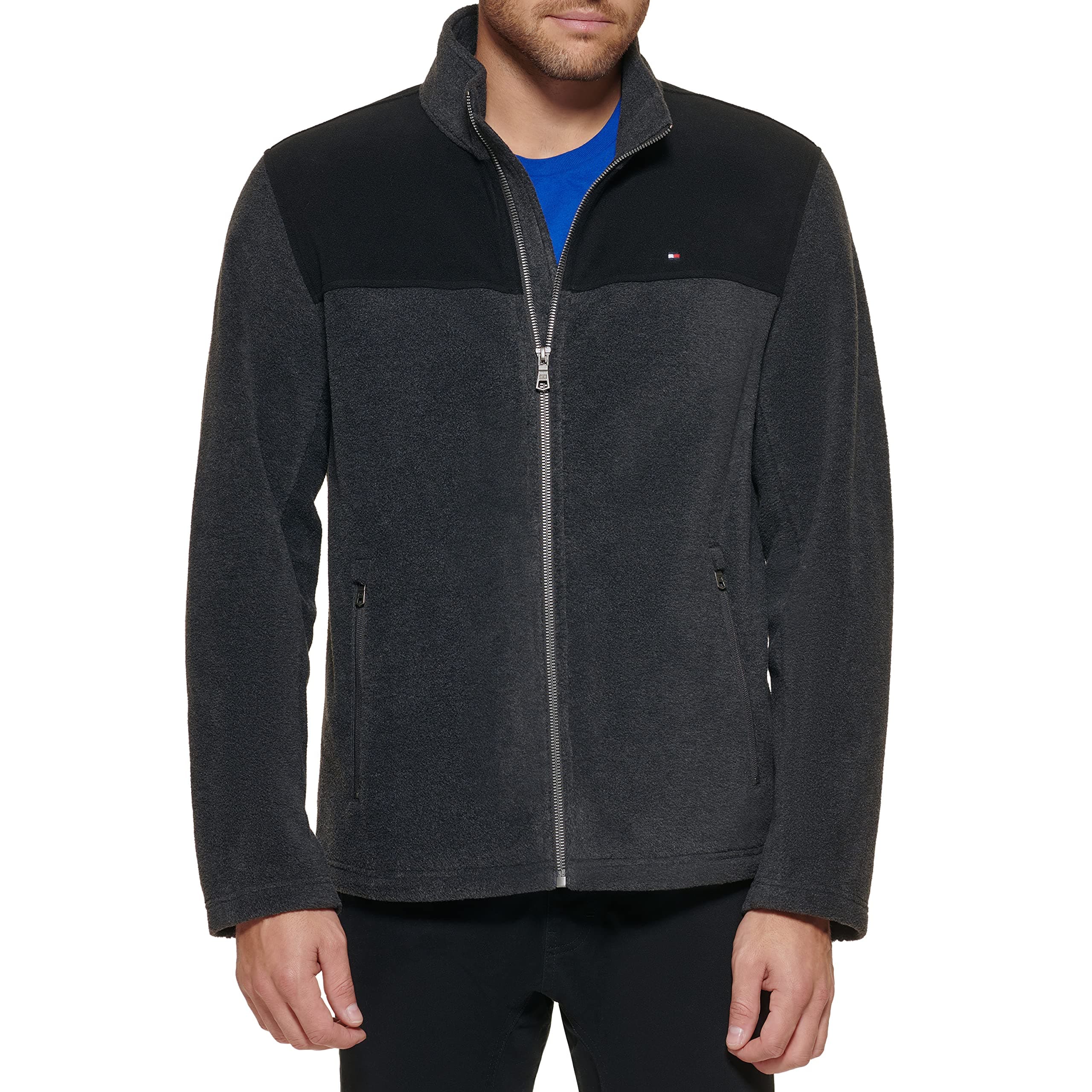 Men's Classic Zip Front Polar Fleece Jacket