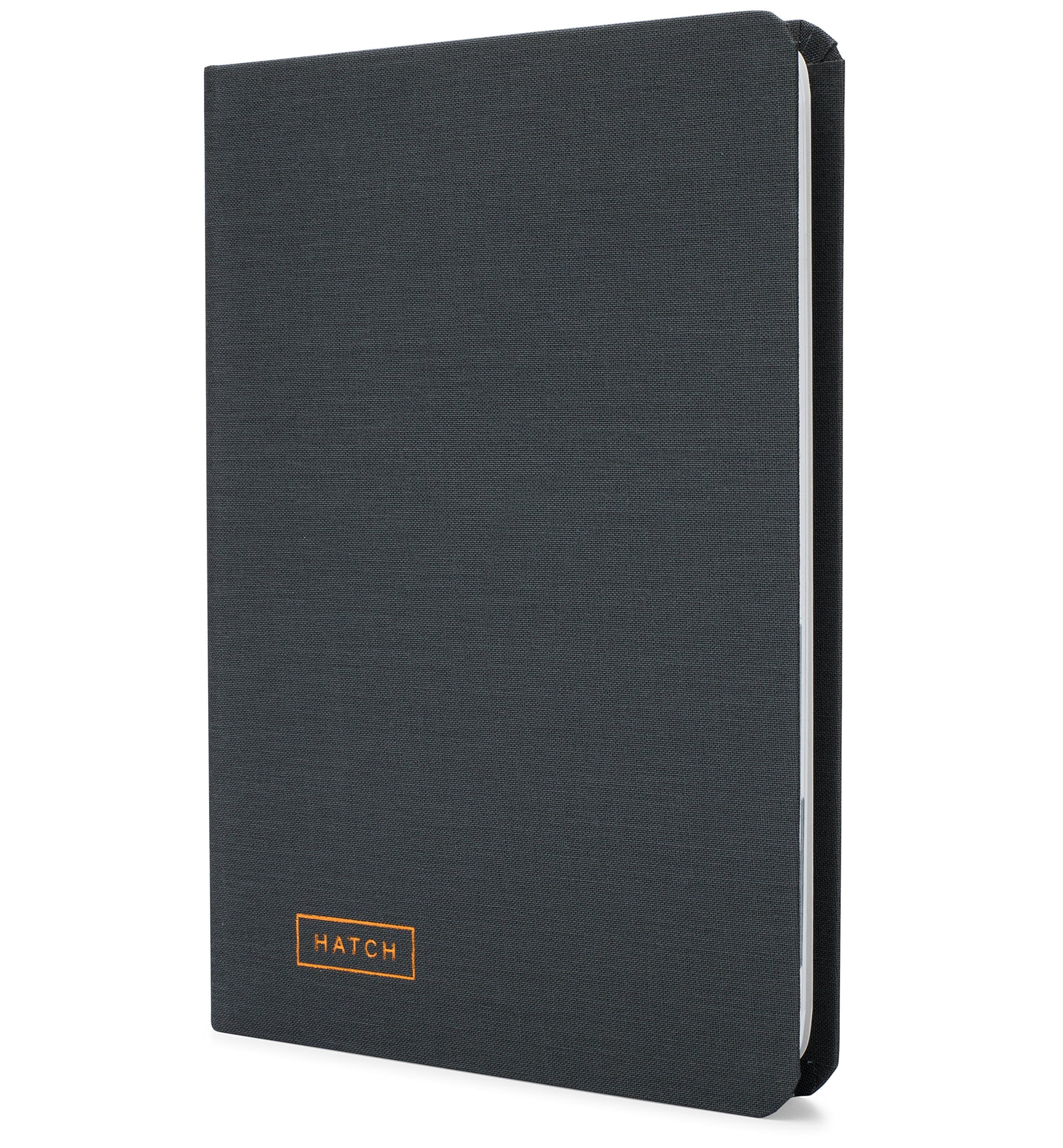 Hatch Idea Notebook - Idea Journal, Brainstorming Notebook & Project Planner for Entrepreneurs, Project Management, & Business Owners - Slate Gray - 160 Pages, 5.75 x 8.25”