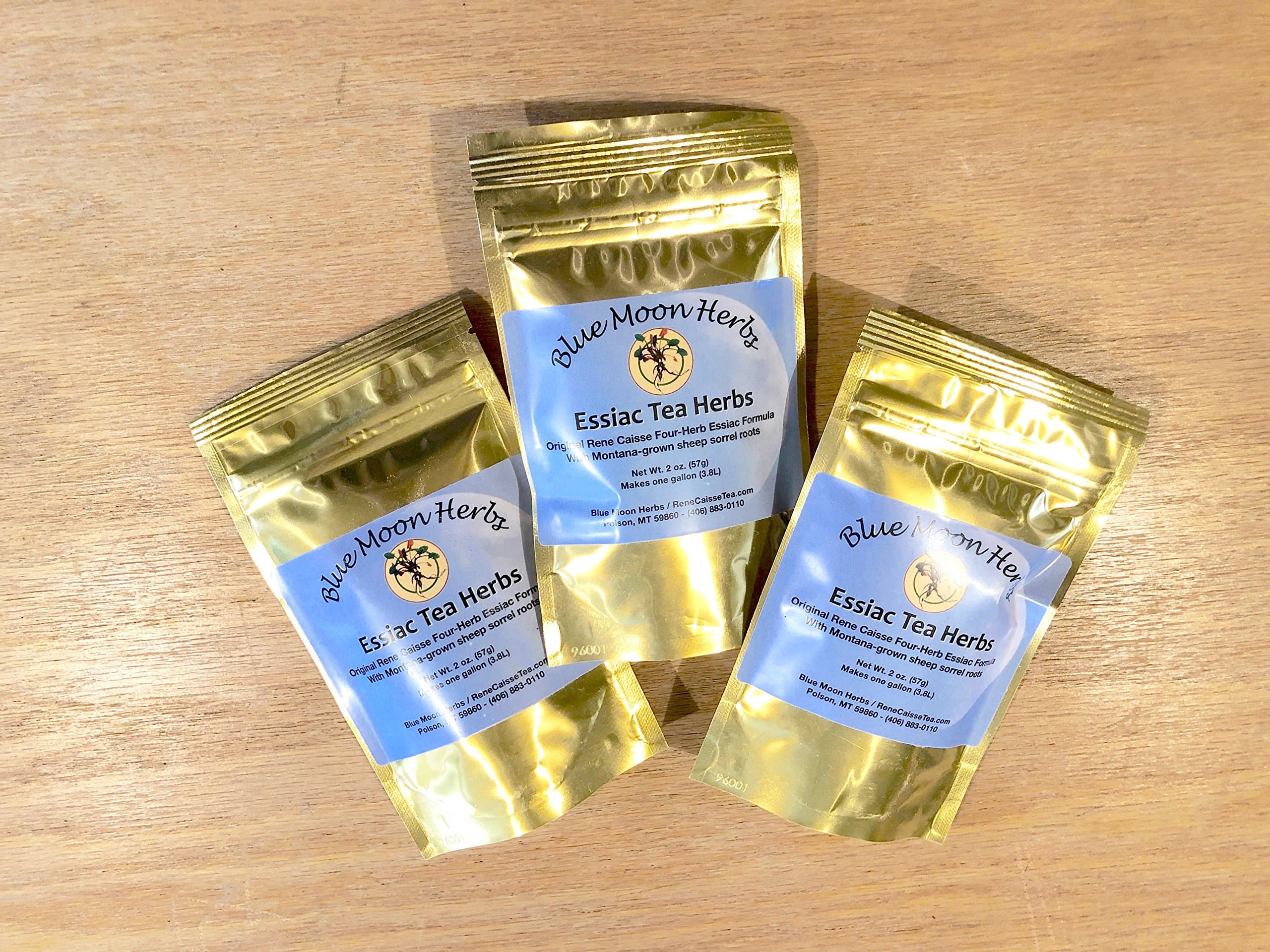 Three-pack 2 oz. Essiac Tea Herbs organic with Sheep sorrel content 25% root - 6 oz. total