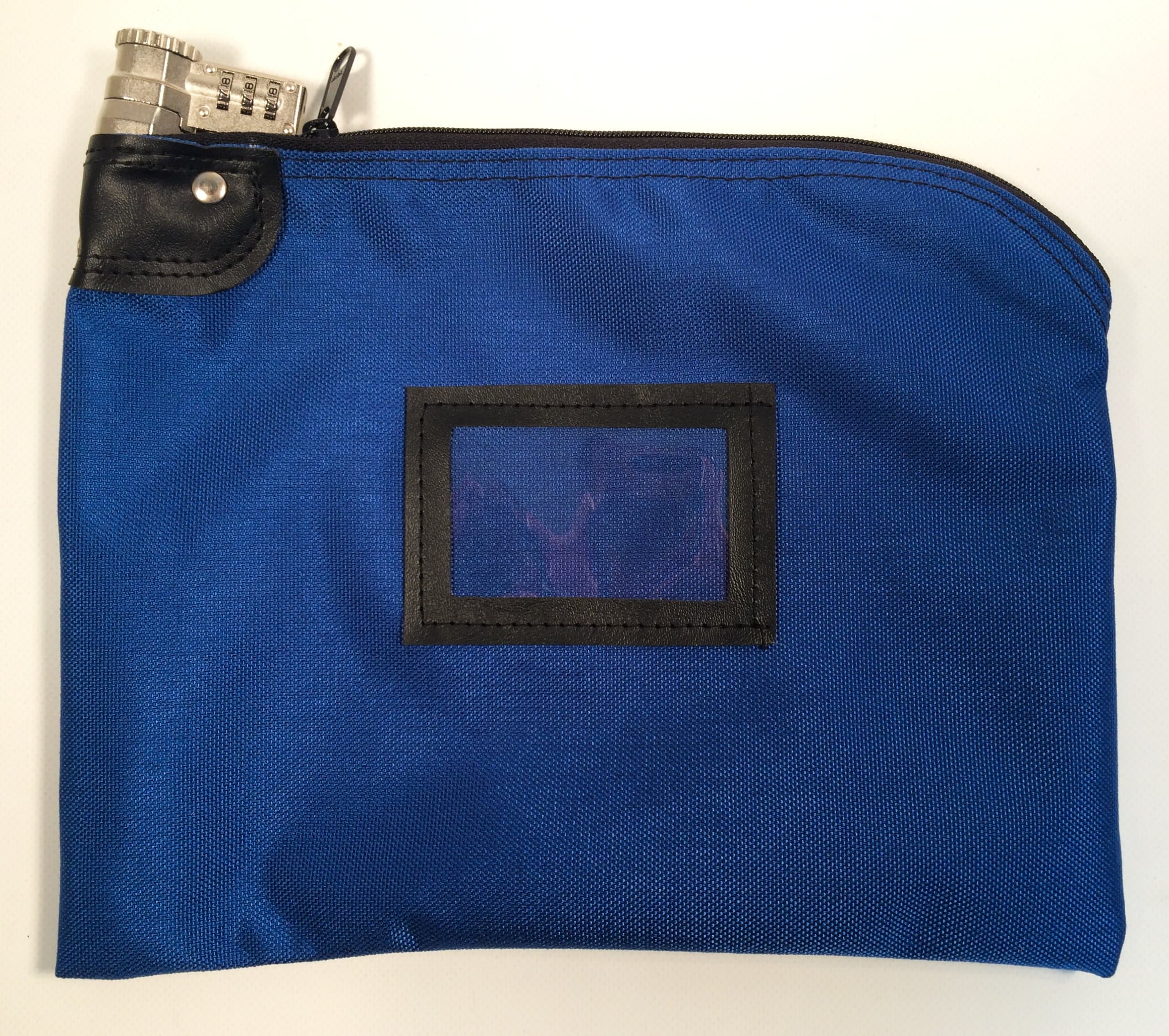 Lockable Bank Bag 1000 Denier Nylon Combination and Keyed Security System (Royal Blue)