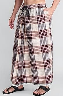 Gowri Tex Elastic Premium Cotton Lungis Pack Of 1