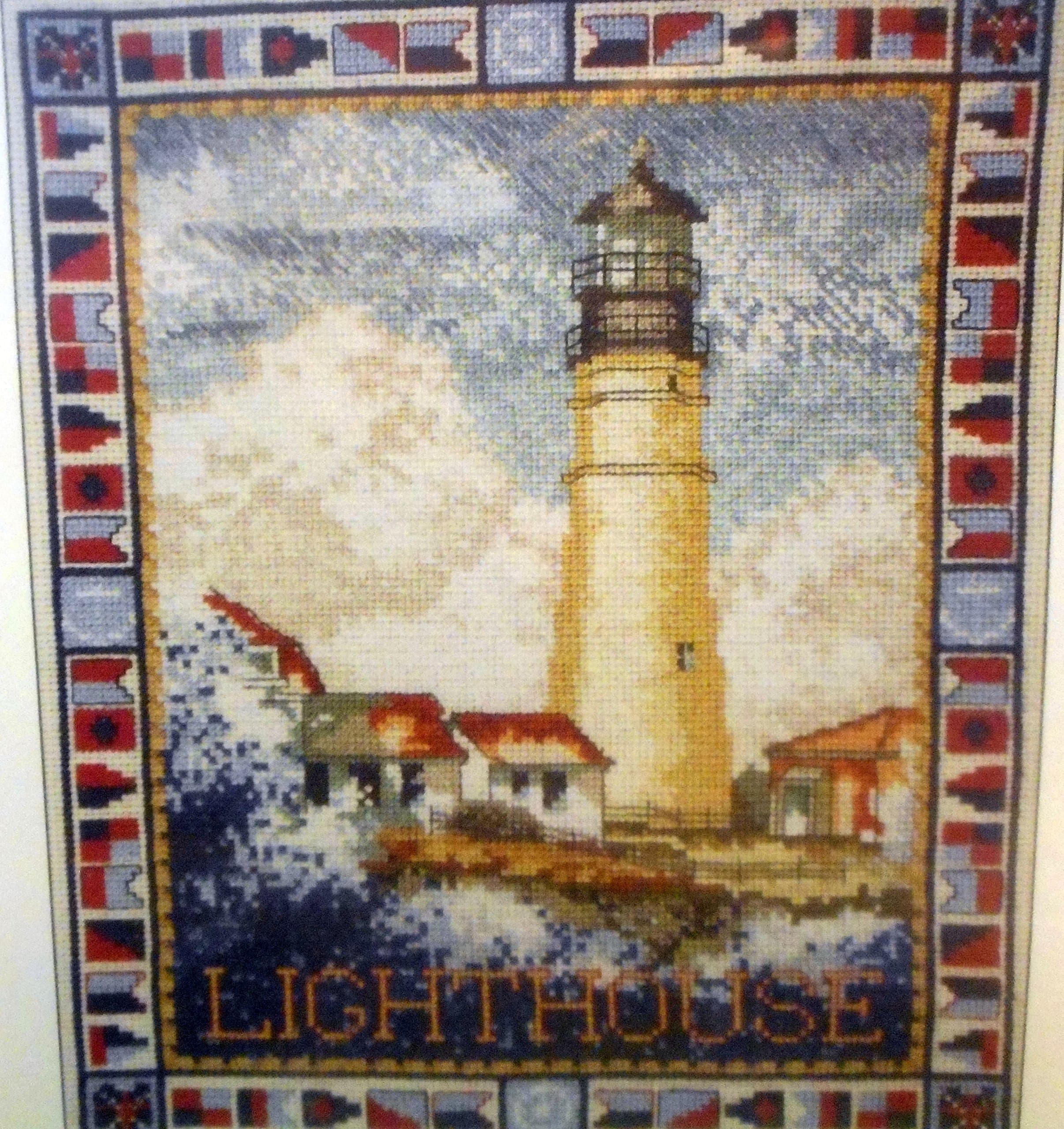 DMC Creative World "Lighthouse" Nautical Cross Stitch Kit K3336US