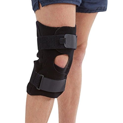 Actesso Advanced Hinged Knee Support Brace - Provides Support and Pain Relief for Ligament Injuries and Sprains - Medically Approved (Large)