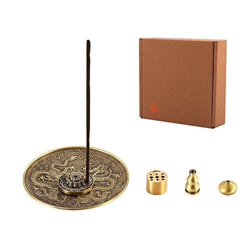 MEDOOSKY Incense Burner Gift Set, Can Be Used With Stick/Cone/Coil Incense, in Original Tang Dynasty Style