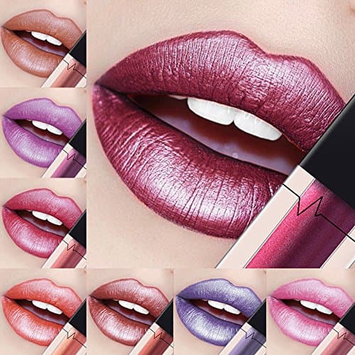 Pudaier 6 pcs Waterproof Long Lasting Durable Matte Liquid Lipstick Beauty Lip Gloss Lipsticks Set