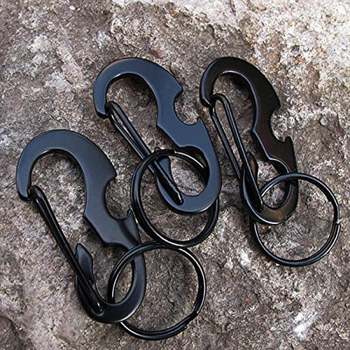Maravilloso Multifunction Quickly Hook Tool Key Chain Carabiner D-type Bottle Opener