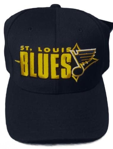 New! St. Louis Blues Adjustable Back Embroidered Cap - Starter Athletic