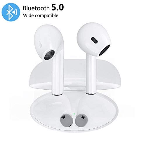 Helose Wireless Earbuds,I9 TWS Bluetooth 5.0 Wireless In-Ear Earphones with Portable Charging Case, Portable Bluetooth Earphones White (Bluetooth 5.0)