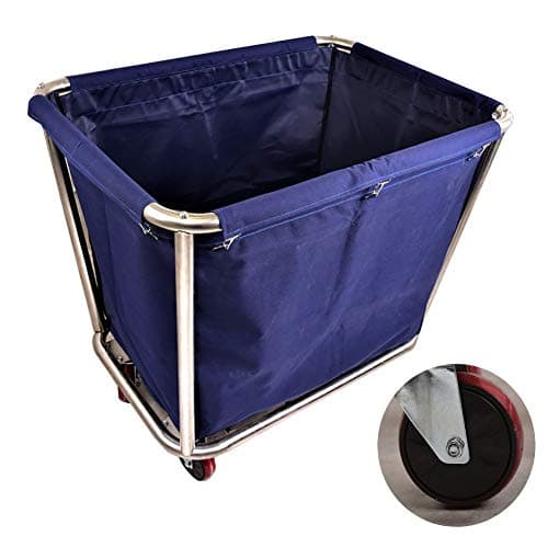 YXX- Laundry Hamper Sorter with Removable Bag - Rolling Storage Trolley on Silent Casters for Commercial/Hotel/Dorm/Apartment (Color : #3)