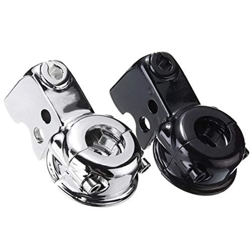 Clutch Lever Mount Bracket Perch For Harley Touring Glide Softail Dyna Sportster 883 Motorcycle Accessories (Color : Silver)