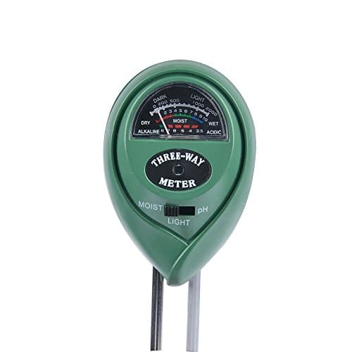 Michellestores 3-in-1 Soil Test Kit For Moisture, Light & pH Balance - No Battery Needed - Perfect for Gardening - Use in Indoor and Outdoor Environments