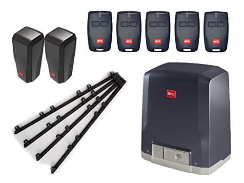 BFT DEIMOS KIT (DEIMOS AC A600 Motor with an Integrated Control Unit 230V + 5 X RCB02 remotes + DESME A15 photocells) for Sliding Gates up to 600 kg + 4m Nylon Gear Rack