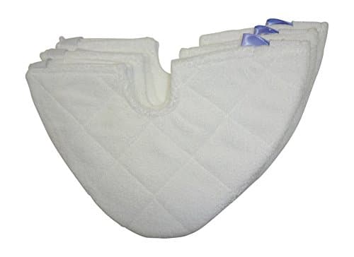 3 Pack Microfiber Steam Mop Triangle Pads for Shark S3501, S3601, S3801CO, S3901 with Triangle Mop Head. Designed & Engineered by Best Vacuum Filter