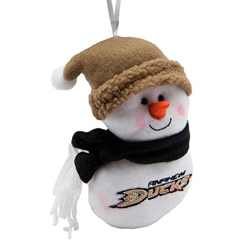 Anaheim Ducks - Plush Snowman Ornament