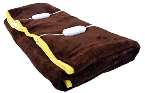Warmland Double Bed Electric Bed Warmer - Coffee
