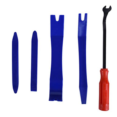 OFFROADINGLIGHT 5Pcs Multi-use Car Audio Tools Trim Door Audio Panel Removal Tools & Fastener Remover Tool