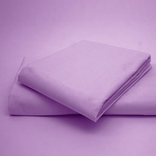 Non-Iron EASY CARE 16" (40cm) Extra Deep Fitted Bed Sheet - PERCALE Quality for Thick MATTRESS - Single, Double, King & Super King- ALL UK SIZES NEW (Pillowcases Pair, Lilac)