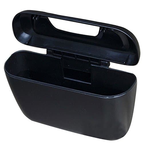 Linghang Portable Mini Car Trash Can Garbage Rubbish Bin Dust Case Holder Box Bin