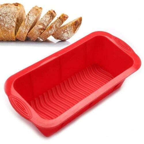 Mufira Silicone Bread Loaf Cake Baking Mold Tray - Assorted Colours