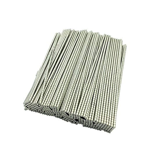 150pcs 2x3mm Round Cylinder Magnets Deep DIY Personalized Multi-Use for Fridge Door Whiteboard Magnetic Map Magnetic Screen Door Bulletin Boards Refrigerators (2x3mm)