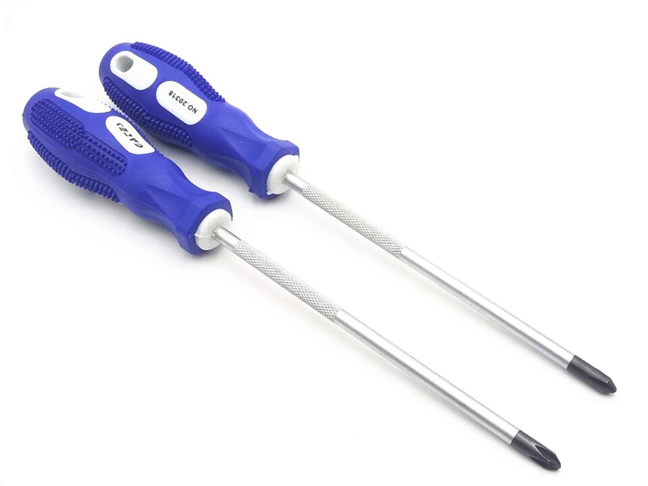 Long handle 6 mm magnetic tip crosshead Phillips screwdriver 2Pcs (PH2 X 150mm)