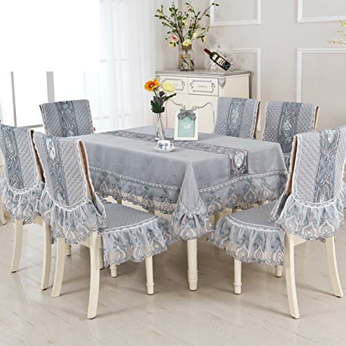 Table Cloth,Cloth Small Fresh Wallpaper,Square Table Square Tablecloth Suit-C 130180cm(51x71inch)