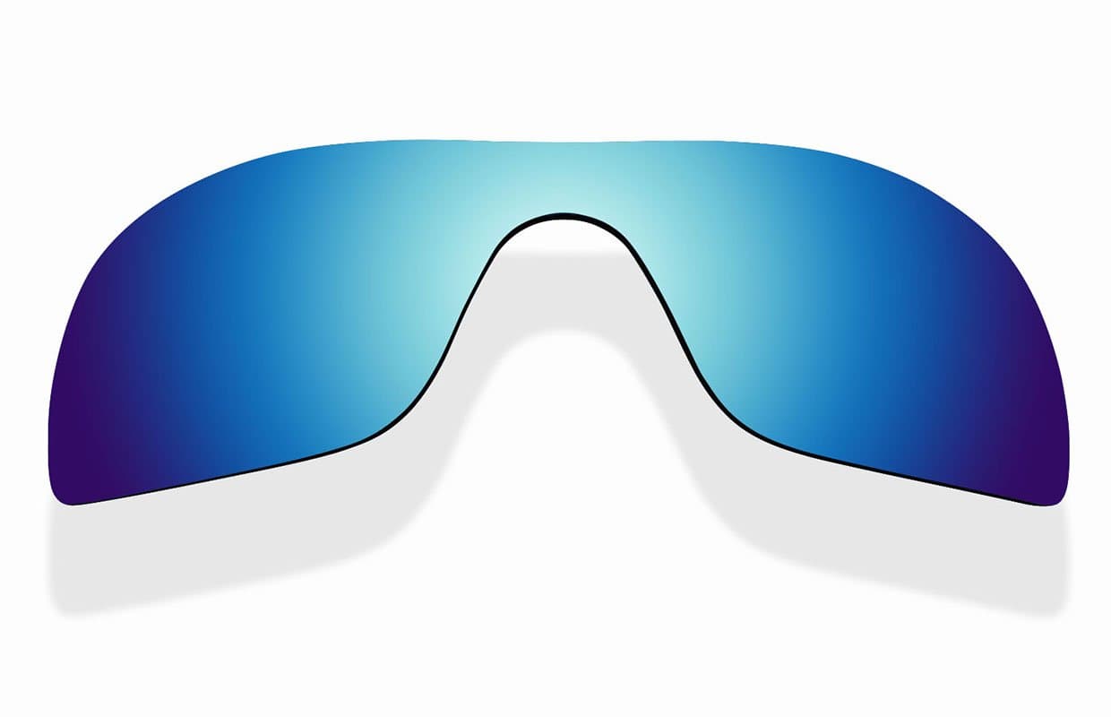 Sunnyblue2 Ice Blue Polarized Replacement Lenses for Oakley Batwolf Sunglasses