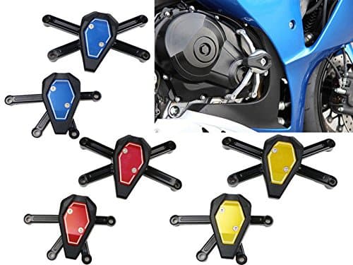 FocusAtOne Motorcycle CNC Aluminum Engine Crash Guard Side Protector Cover Frame Slider for 2006-2012 Suzuki GSXR GSX-R 600 750 GSXR600 GSXR750 2007 2008 2009 2010 2011 06-12 (Gold)