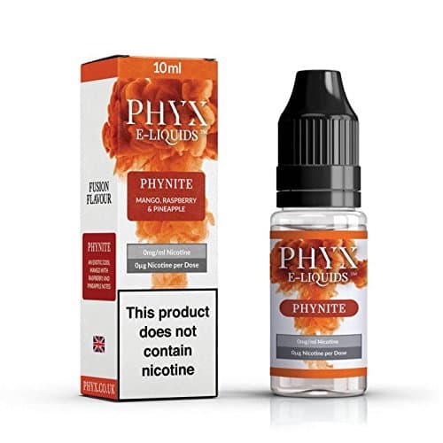 Phyx 70:30 VG/PG Shortfill E-Liquid TPD Compliant No Nicotine 10ml Bottle Boost (Mango, Raspberry & Pineapple)