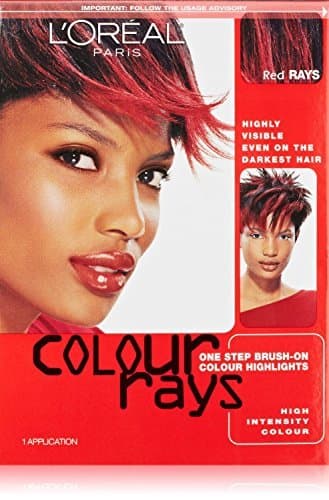 L'oreal Paris Colour Rays Hair Color, Red Rays (4 Pack)