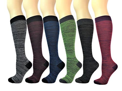 Women's Soft Knee High Socks,Casual, Multi Color Value