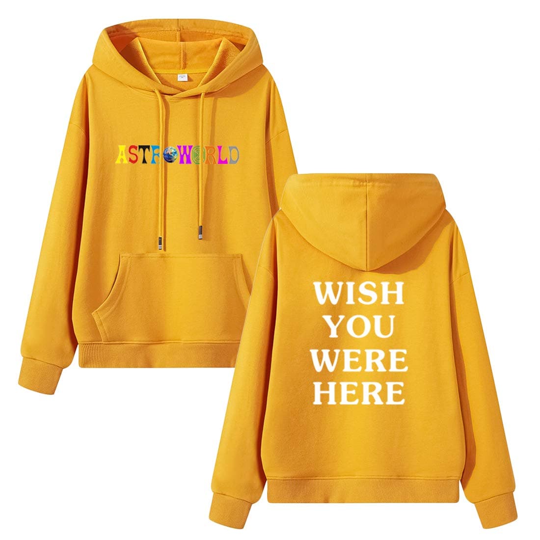 Travis Scott Astroworld Hoodie Sweatshirt Kpop Print Plus Size Pullover Harajuku Hip Hop Unisex Men Women Hoodies