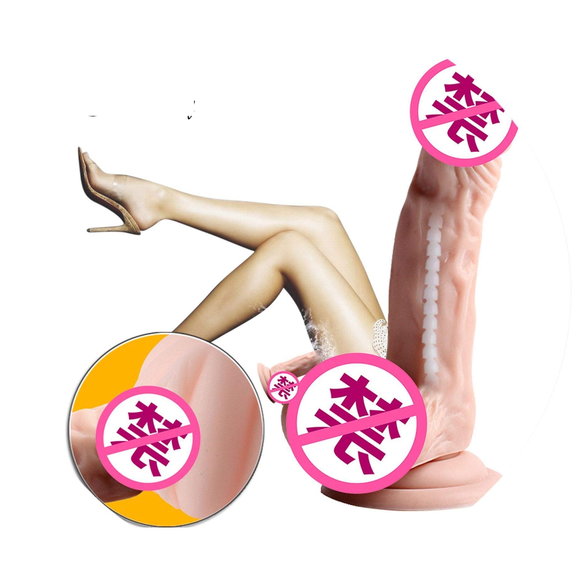 Oils S/M/L Huge Simulate Toy Suction Cup Built-in Aralia Bending Adjustable Funny Toys Women,M