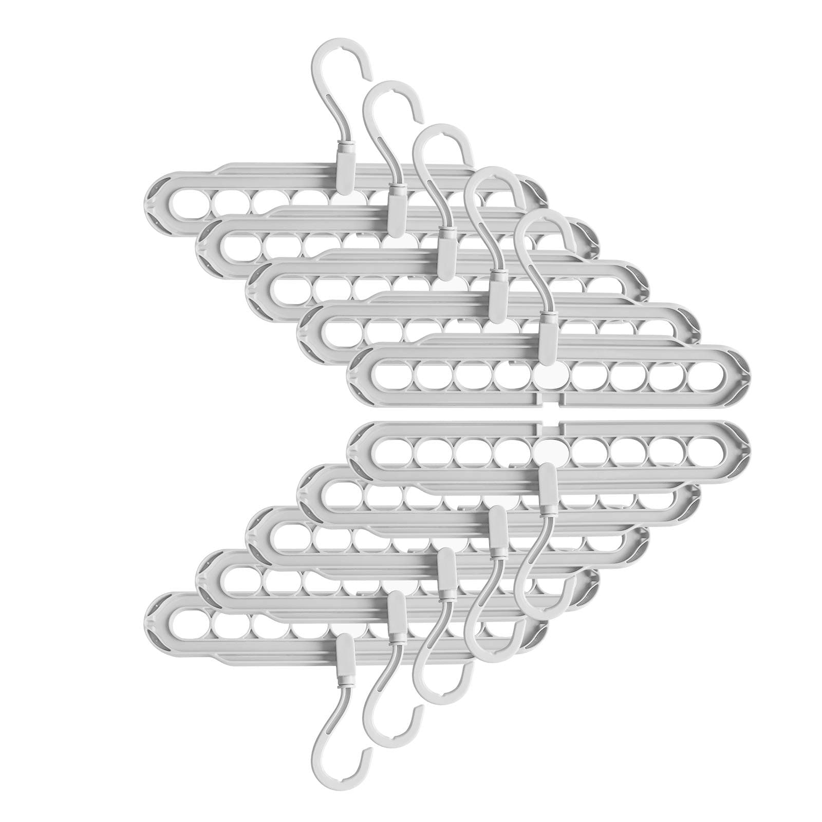 Kowth Multi-function Rotating Hanger,Anti-skid Folding Hanger for Space Saving Upgrade in 2019 10 Packs