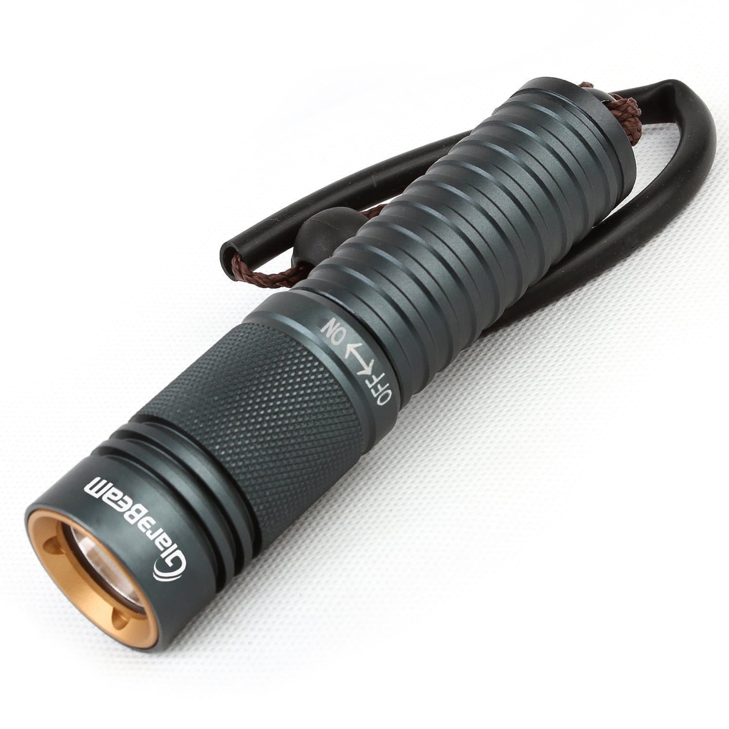 GiareBeam Diving Flashlight 100M Depth Waterproof Underwater Diving Torch Scuba Submarine LED Safety Lights 1000 LM