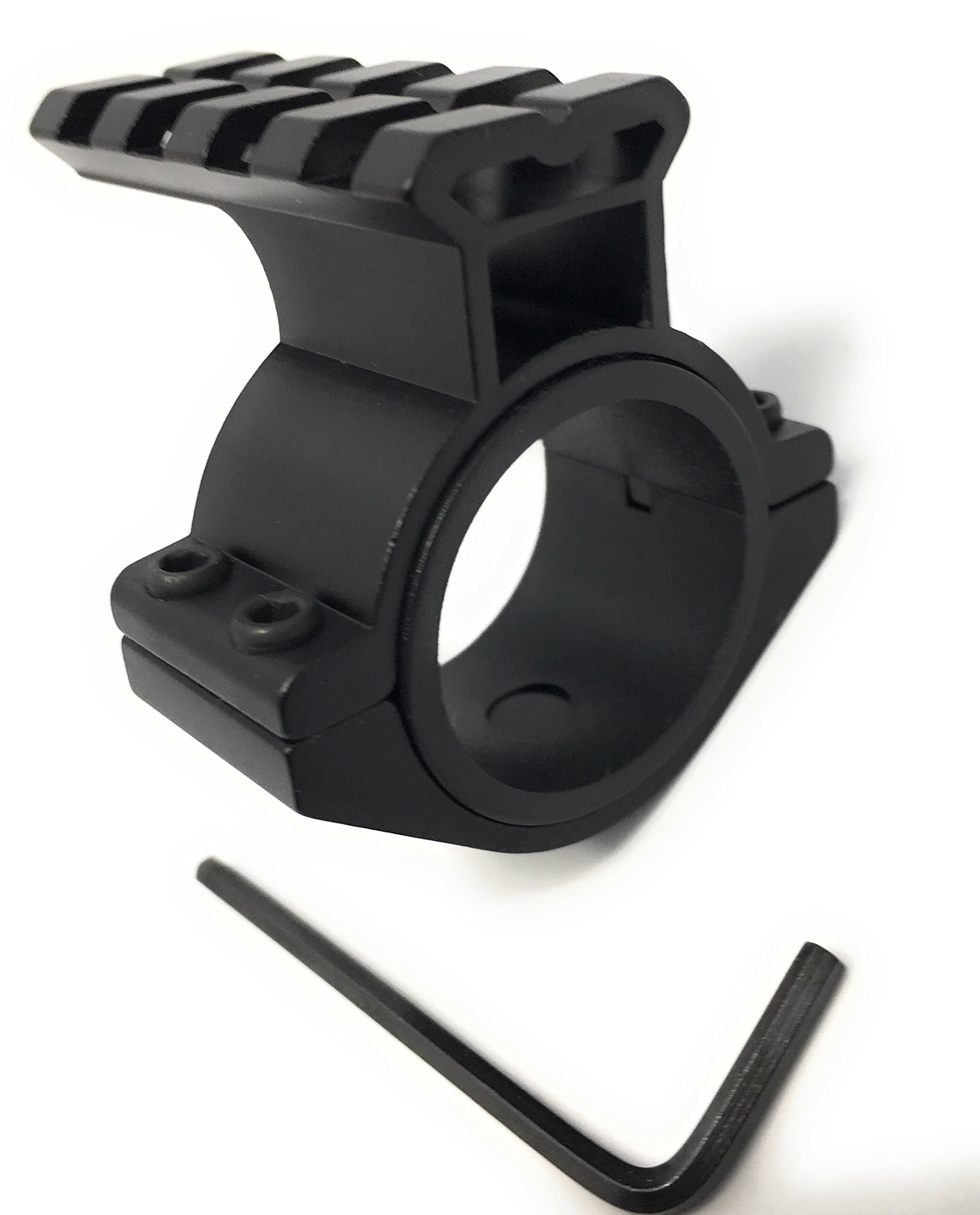 Dagger Defense Scope Ring Mount Adapter for add-on Single Picatinny Rail Accessories to Your Scope
