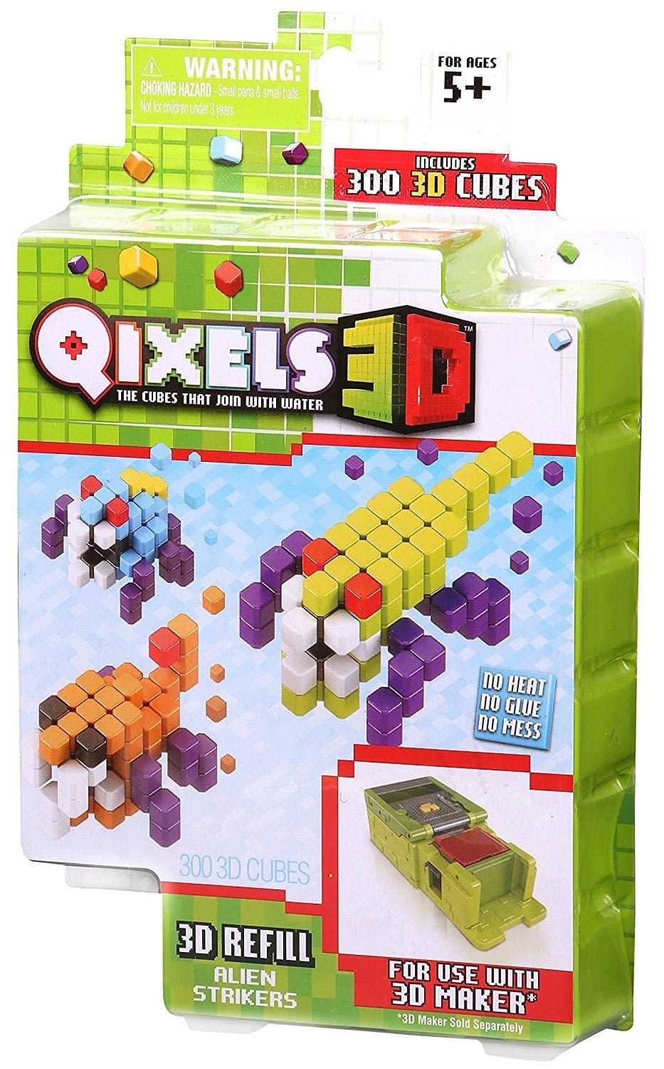 Qixels 3D Cubes Refill Theme Pack - Alien Strikers (Dispatched From UK)