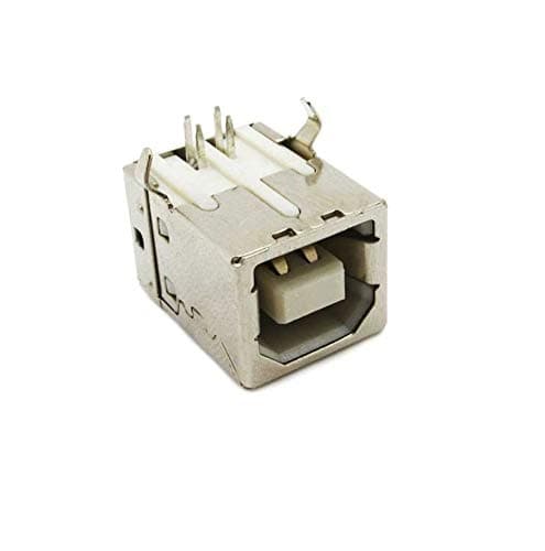 USB Female Type-B Port 4-Pin Right Angle PCB DIP Jack Socket
