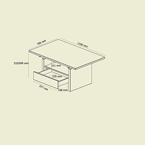 Amazon Brand Tomas Coffee Table, 110 x 70 x 51 cm, Natural Oiled Core Beech