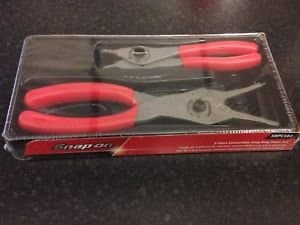 Snap On 2 Piece Convertible Snap Ring Pliers Set - SRPC102 - Classic Red