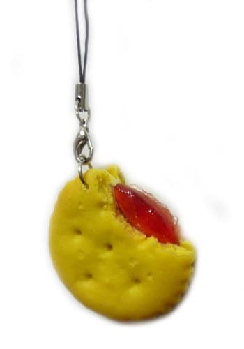 Japanese Fun: Realistic Jelly Cracker Phone Charm