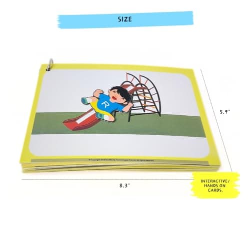 NerdNerdy What Question Intermediate Level | Reserach Backed/Speech Therapy Material/Autism Toy for Speech Development/Helps in receptive Language/Language & Communication/Sensory Integration.