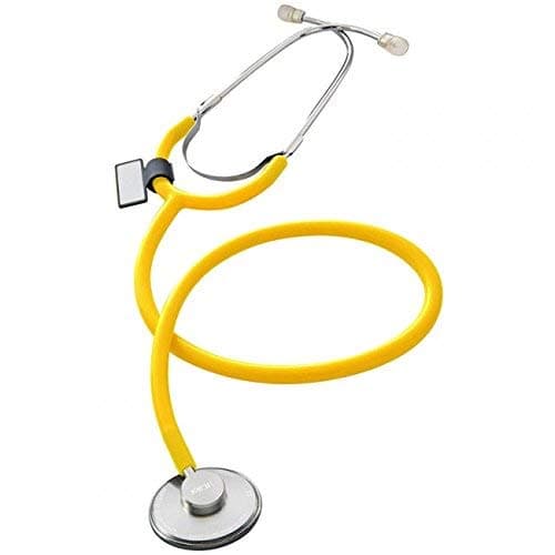MDF® Singularis® Solo? Single Head Disposable Stethoscope - Single Patient Use 10 Pack (MDF727E) (Yellow (Canary))
