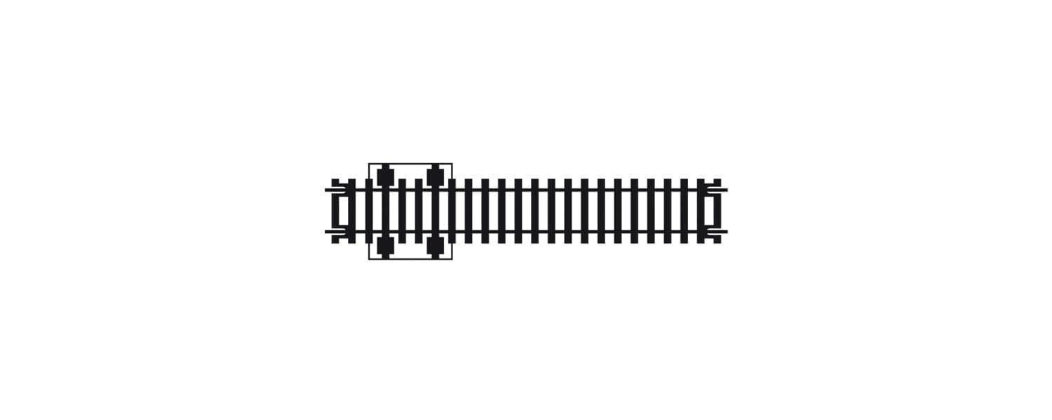 R618 OO Gauge Double Isolating Track - Extra Track Pieces for Model Railway Sets, Model Train Track Pieces - Scale 1:76