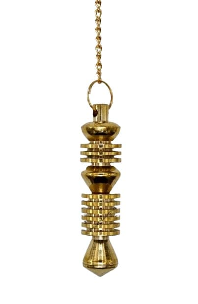 Generic 2 Inch Universal Pendulum Healing Metal Pendulums for Divination BG3 Ibrahim Karim, Medium, Golden