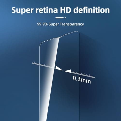 NEW'C 3 Pack Designed for iPhone 14 Pro Screen Protector (6.1"), Enhanced Tempered Glass Protection, Case Friendly Anti Scratch Bubble Free Ultra Resistant