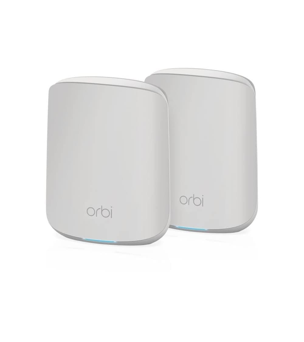NETGEAR Orbi Mesh WiFi System (RBK352) | WiFi 6 Mesh Router with 1 Satellite Extender |WiFi Mesh Whole Home Dual Band Coverage up to 2,500 sq. ft. and 30 Devices | AX1800 WiFi 6 (Up to 1.8 Gbps)